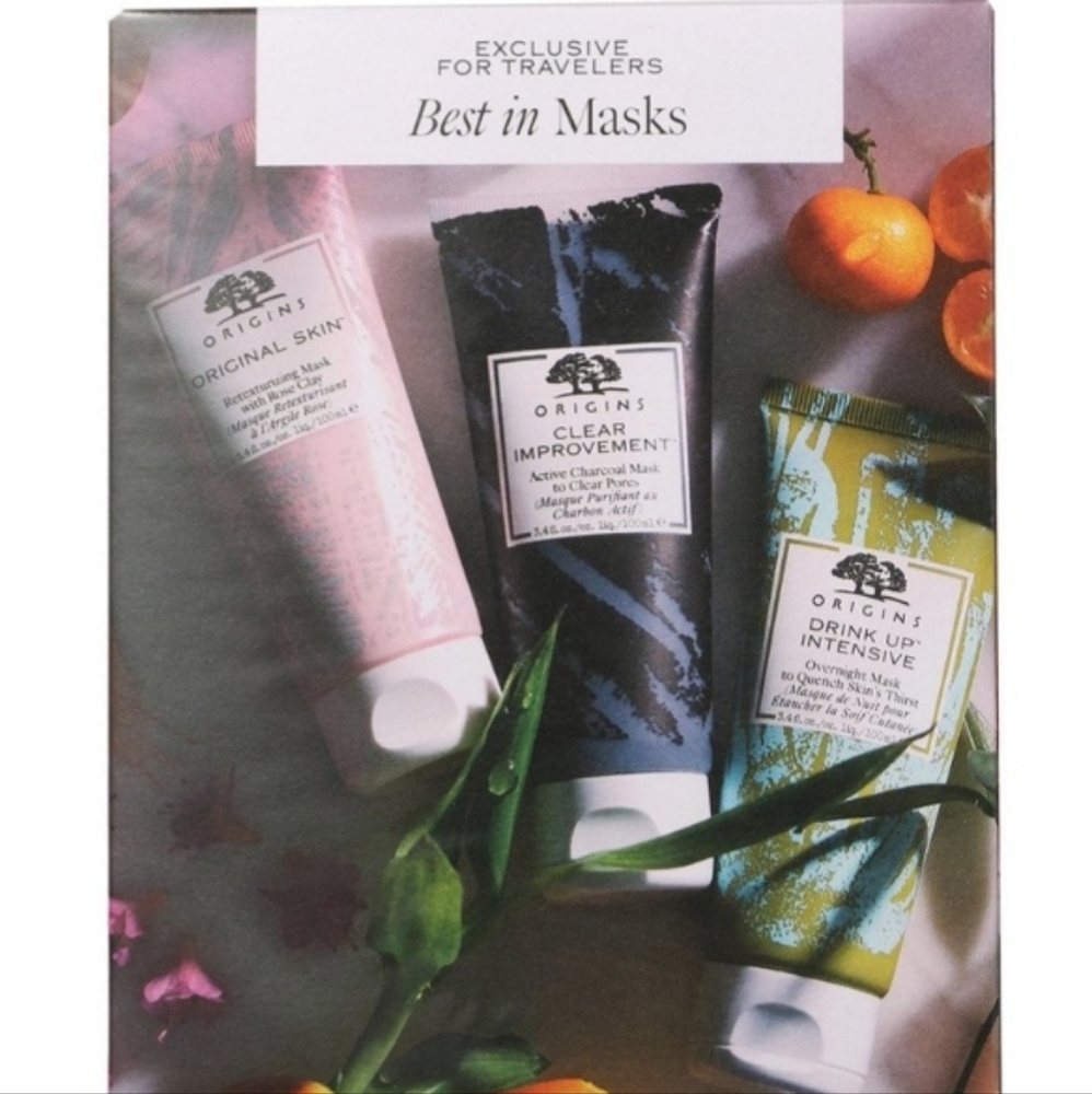 NIB Origins Mini Mask & Moisturizer Set